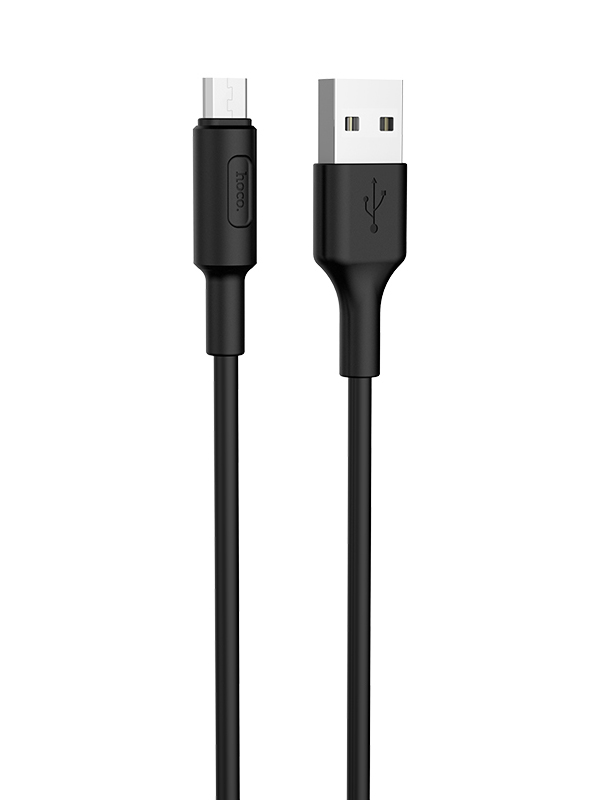 

Аксессуар Hoco X25 Soarer USB - MicroUSB 1m Black 6957531080121, X25 Soarer