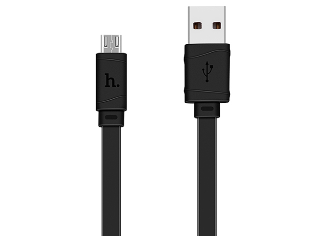 

Аксессуар Hoco X5 Bamboo USB - MicroUSB 1m Black 6957531040064, X5 Bamboo