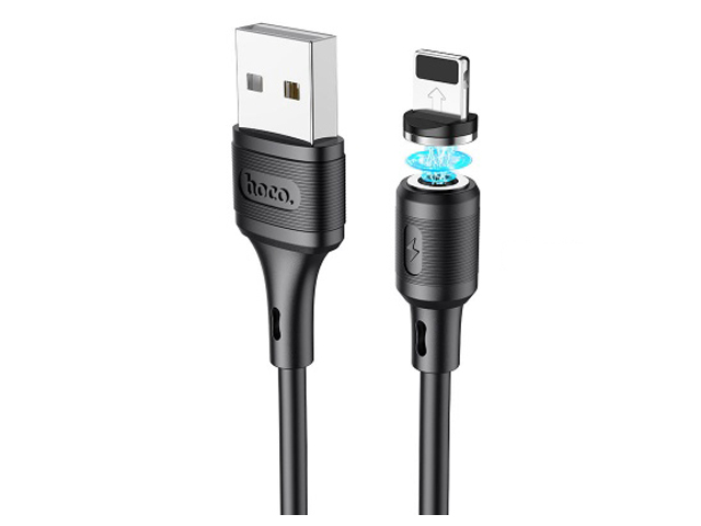Аксессуар Hoco X52 Sereno USB - Lightning 2.4A 1m Black 6931474735522