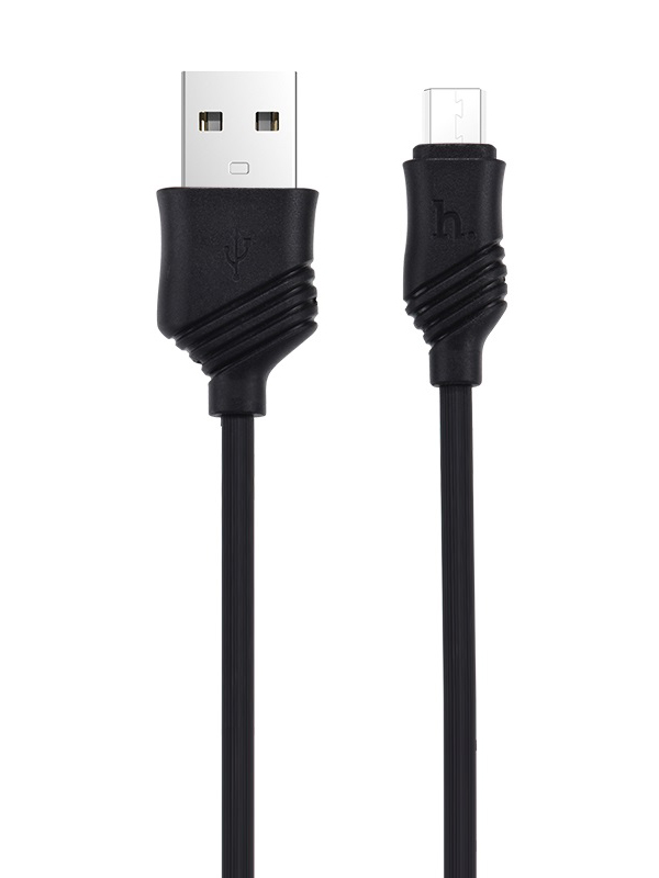 

Аксессуар Hoco X6 Khaki USB MicroUSB 2.4A 1m Black 6957531045236, X6 Khaki