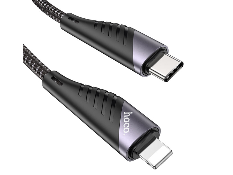 

Аксессуар Hoco U95 Freeway USB-C - Lightning 3А PD20W 1.2m Black 6931474741462, U95 Freeway