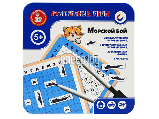 

Настольная игра Десятое Королевство Морской бой 03585, 03585