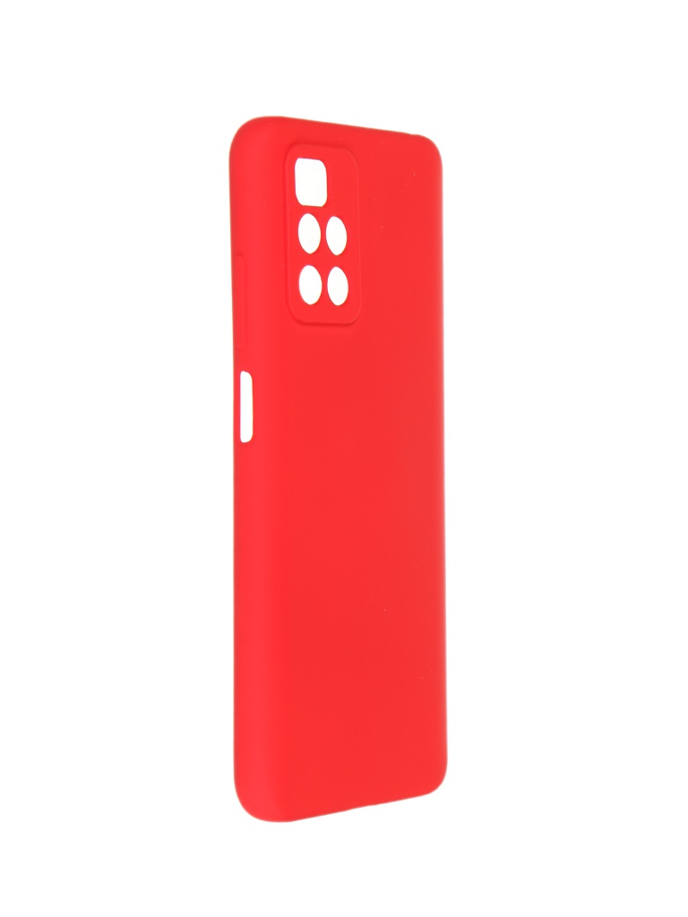 Чехол Pero для Xiaomi Redmi Note 10 Pro Liquid Silicone Red PCLS-0084-RD