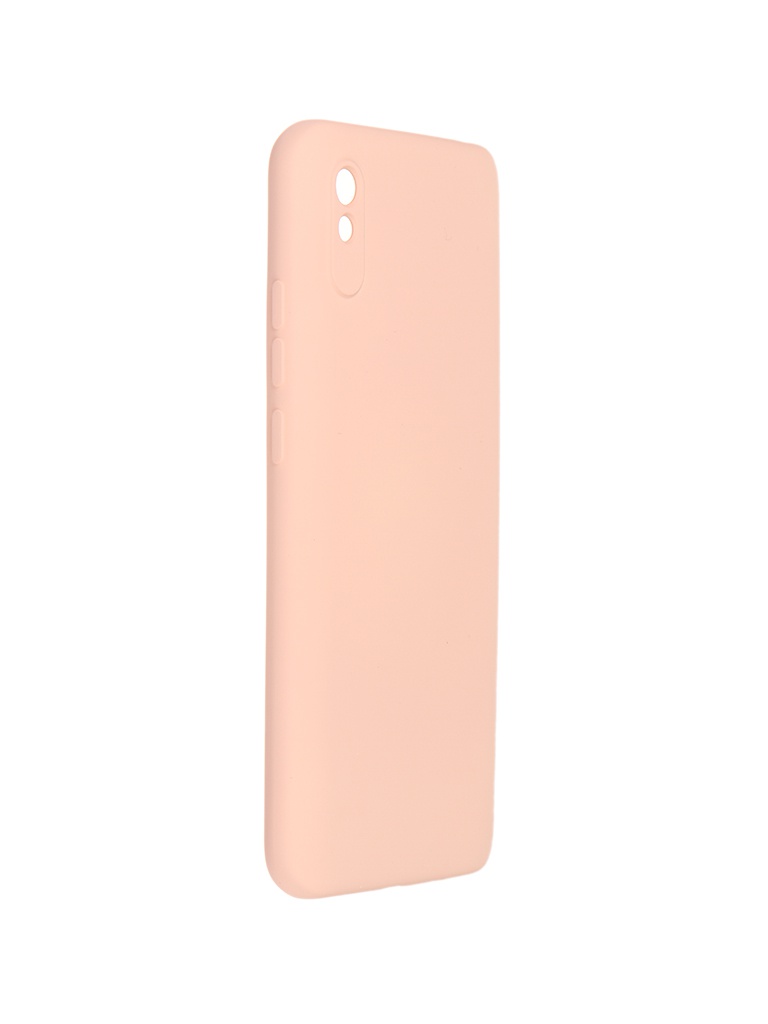 Чехол Pero для Xiaomi Redmi 9A Liquid Silicone Light Pink PCLS-0077-PK
