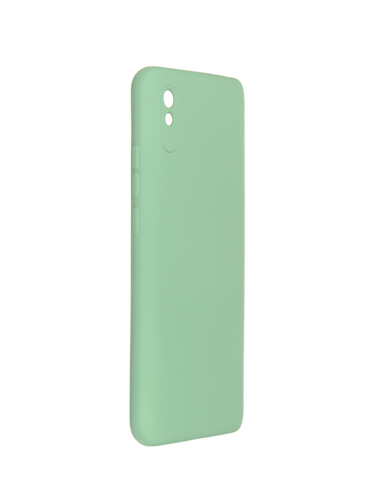 фото Чехол pero для xiaomi redmi 9a liquid silicone green pcls-0077-gn