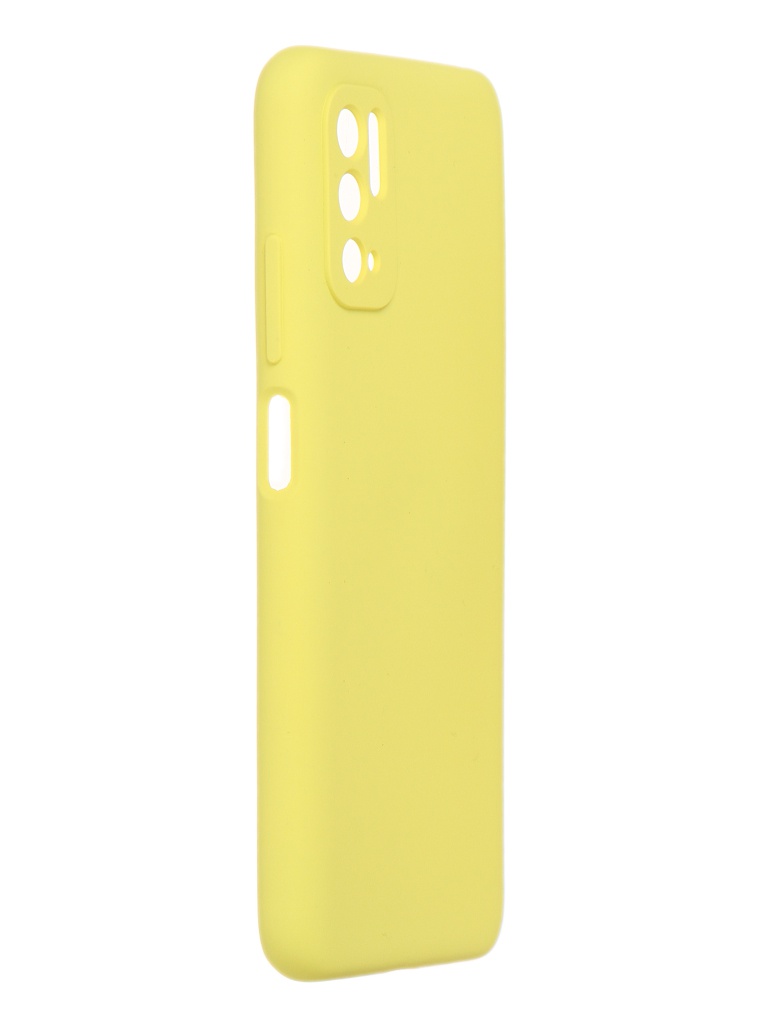 Чехол Pero для Xiaomi Poco M3 Pro Liquid Silicone Yellow PCLS-0083-YW