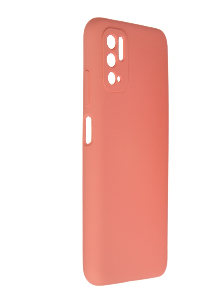 Чехол Pero для Xiaomi Poco M3 Pro Liquid Silicone Coral PCLS-0083-OR