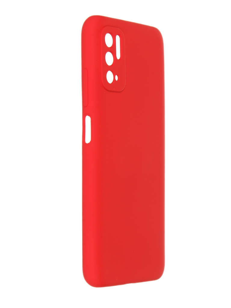 Чехол Pero для Xiaomi Poco M3 Pro Liquid Silicone Red PCLS-0083-RD