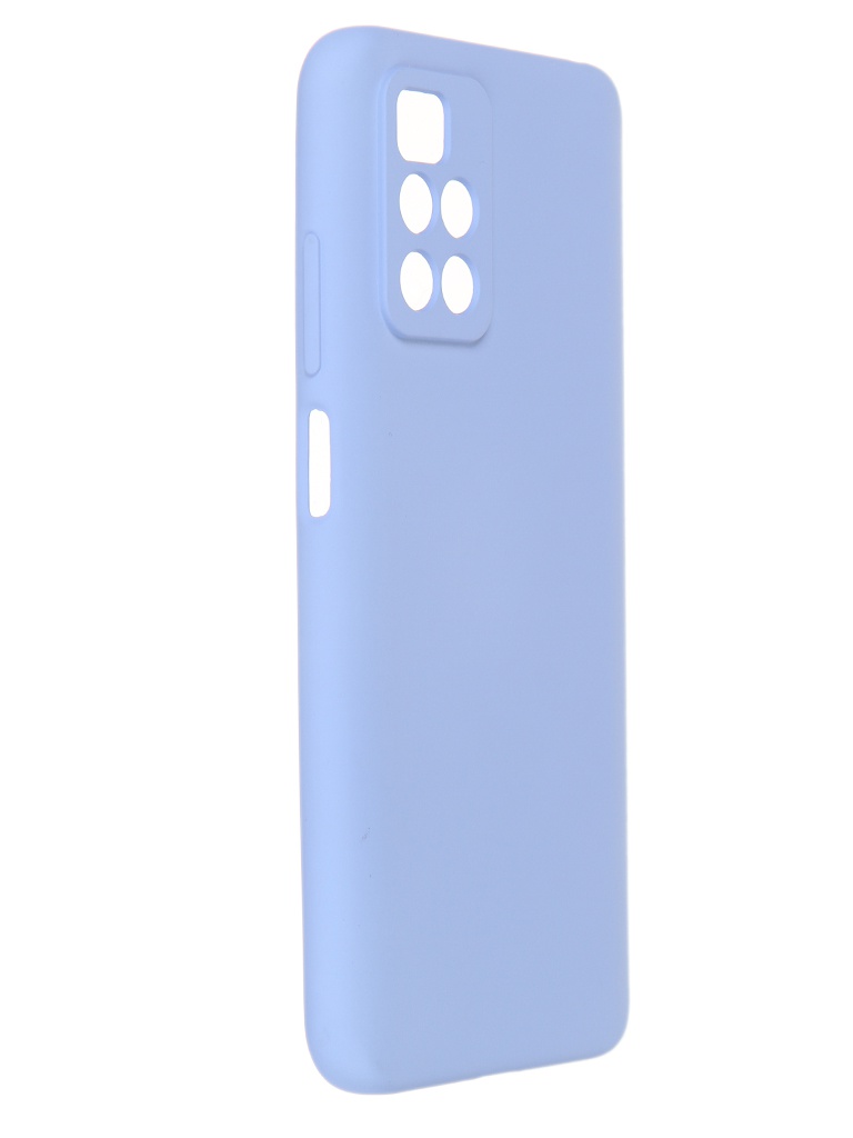 фото Чехол pero для xiaomi redmi 10 liquid silicone light blue pcls-0079-lb