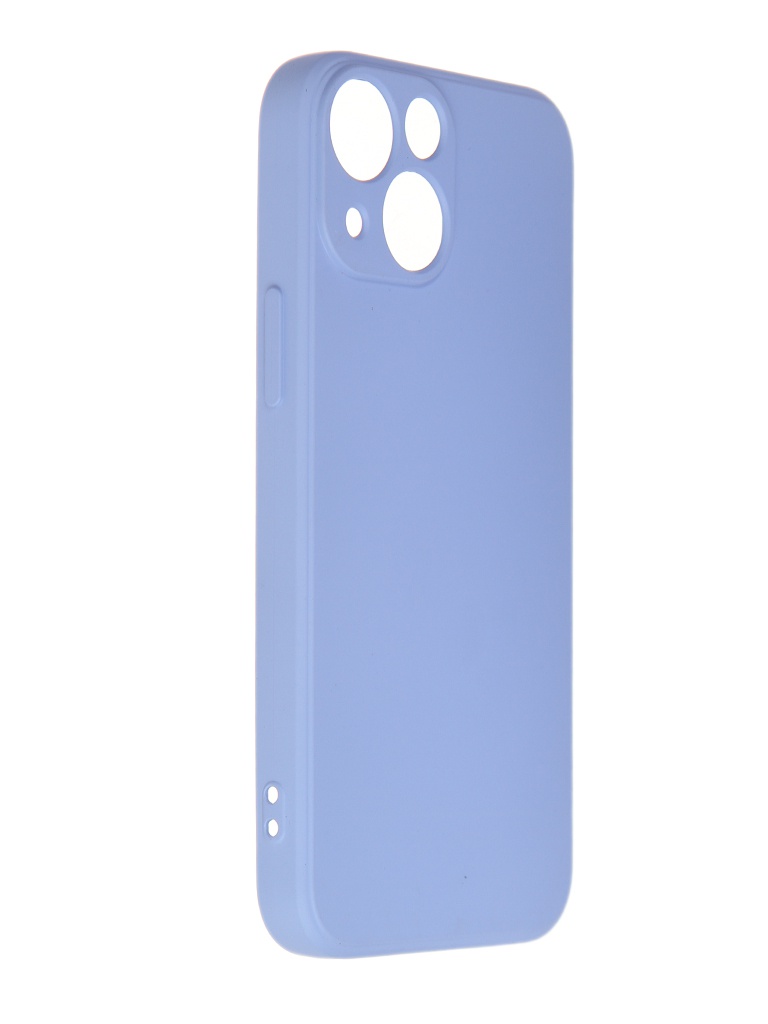 фото Чехол pero для apple iphone 13 mini liquid silicone blue pcls-0068-lb