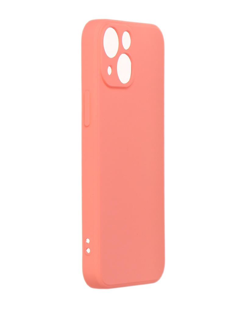 фото Чехол pero для apple iphone 13 mini liquid silicone coral pcls-0068-or