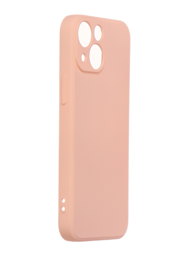 фото Чехол pero для apple iphone 13 mini liquid silicone light pink pcls-0068-pk