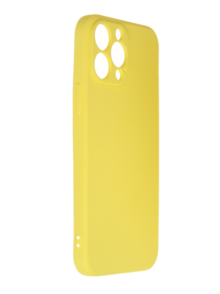 Чехол Pero для APPLE iPhone 13 Pro Max Liquid Silicone Yellow PCLS-0071-YW