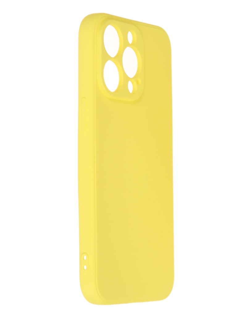 Чехол Pero для APPLE iPhone 13 Pro Liquid Silicone Yellow PCLS-0070-YW