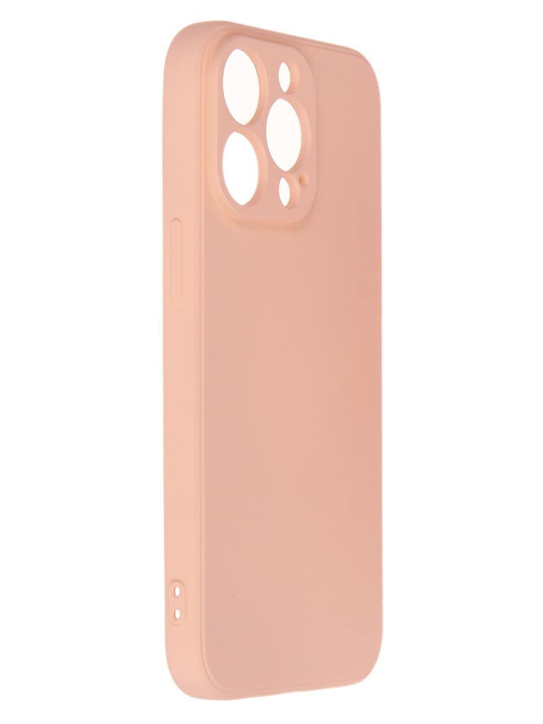 фото Чехол pero для apple iphone 13 pro liquid silicone light pink pcls-0070-pk