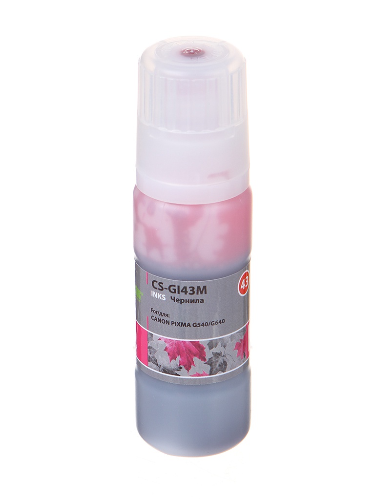 

Чернила Cactus CS-GI43M Magenta для Canon Pixma G640/540, CS-GI43M