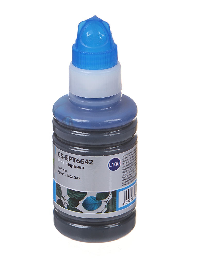 

Чернила Cactus CS-EPT6642 Cayn для Epson L100/L110/L120/L132/L200/L210, CS-EPT6642