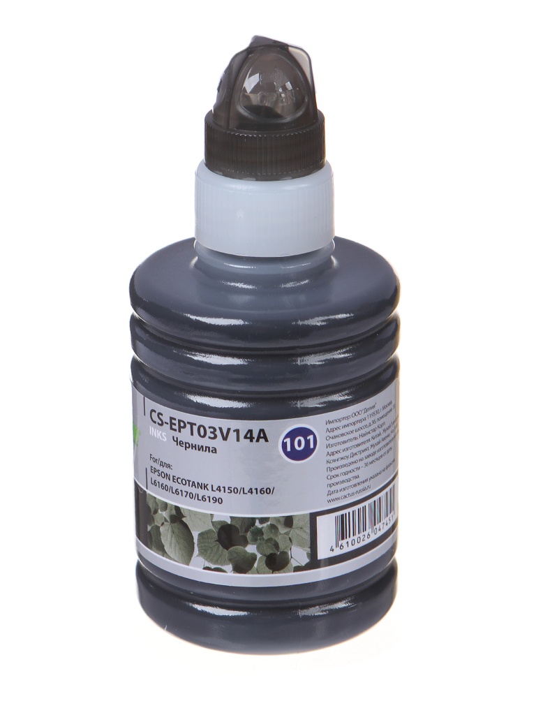 

Чернила Cactus CS-EPT03V14A Black для Epson L4150/L4160/L6160/L6170, CS-EPT03V14A
