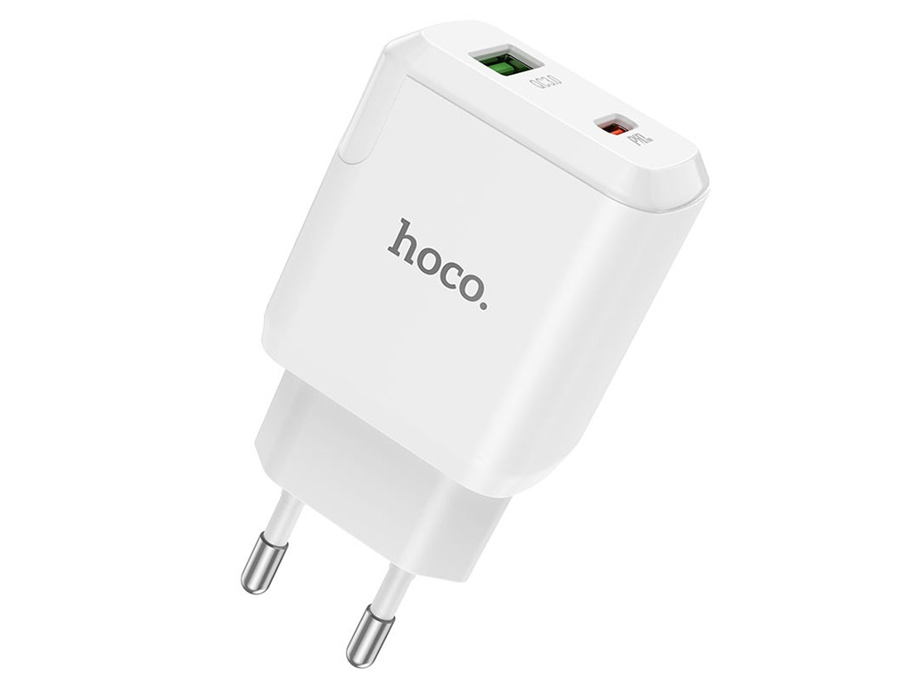 Зарядное устройство Hoco N5 2xUSB-C 3.0A PD 20W+QC3.0 White 6931474738905