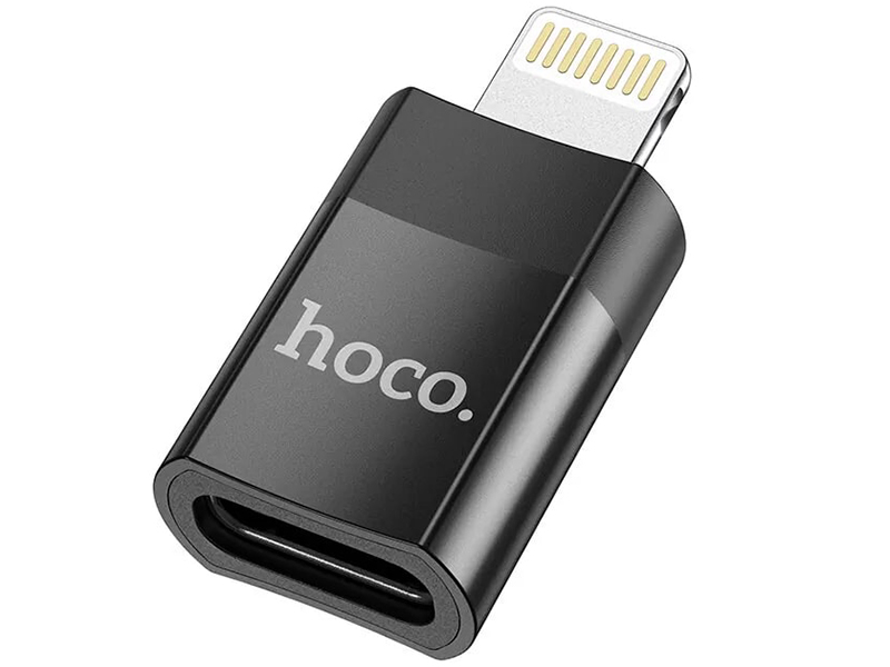  Hoco UA17 Lightning 8-pin Type-C USB Black 6931474761996