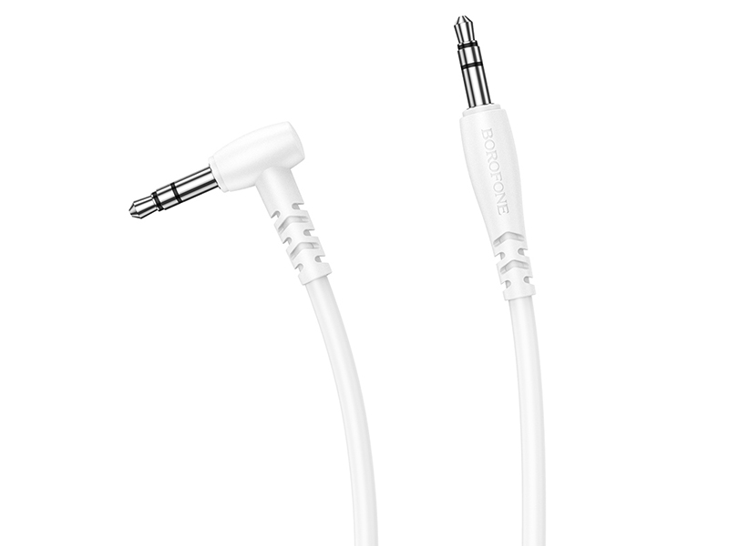 

Аксессуар Borofone BL10 3.5 AUX - Jack 3.5 1m White 6974443382174, BL10