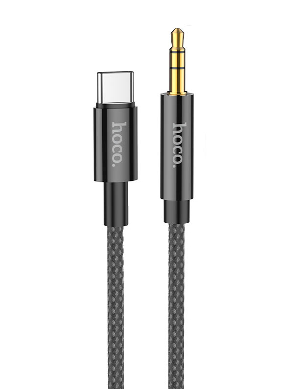 

Аксессуар Hoco UPA19 AUX - Jack 3.5 Type-C 1m Black 6931474759948, UPA19