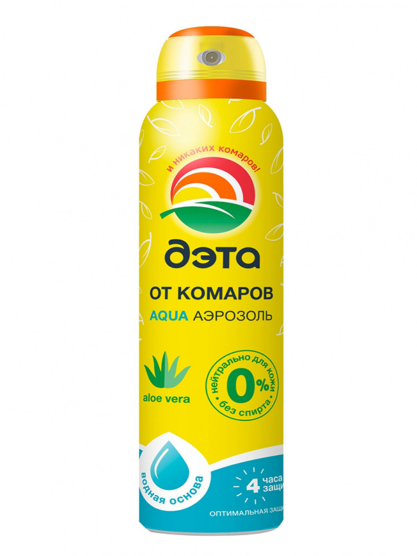 

Средство защиты от комаров ДЭТА Аква Sensitive 150ml 66708908 - аэрозоль, 66708908