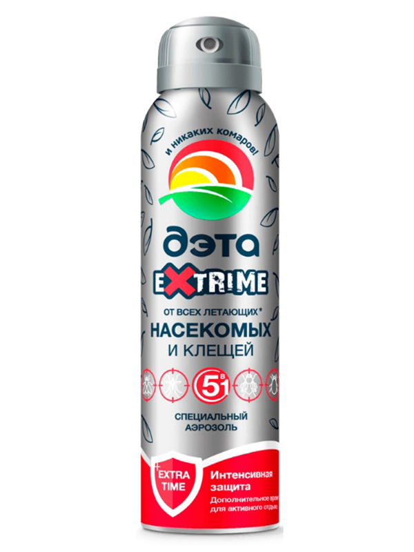 

Средство защиты от комаров ДЭТА Extrime 150ml 66710734 - аэрозоль, 66710734