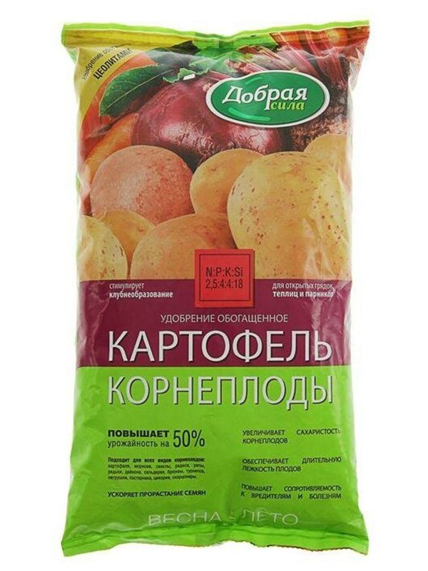 

Сухое удобрение Добрая сила Картофель-Корнеплоды 900g DS22010081, DS22010081