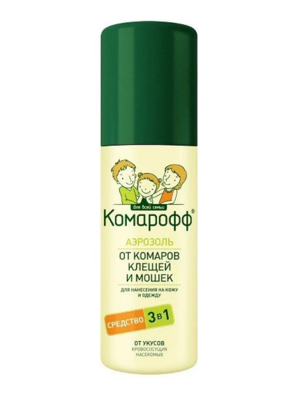 

Средство защиты от комаров Оффлайн Комарофф 100ml 66702708 - аэрозоль, 66702708