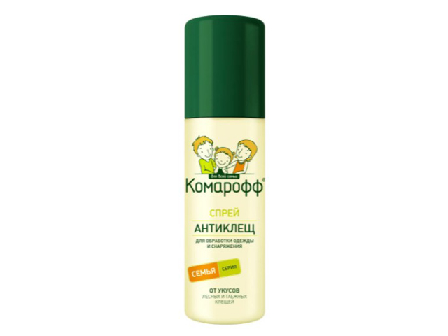 

Средство защиты от клещей Оффлайн Комарофф Антиклещ 125ml 66780805 - спрей, 66780805