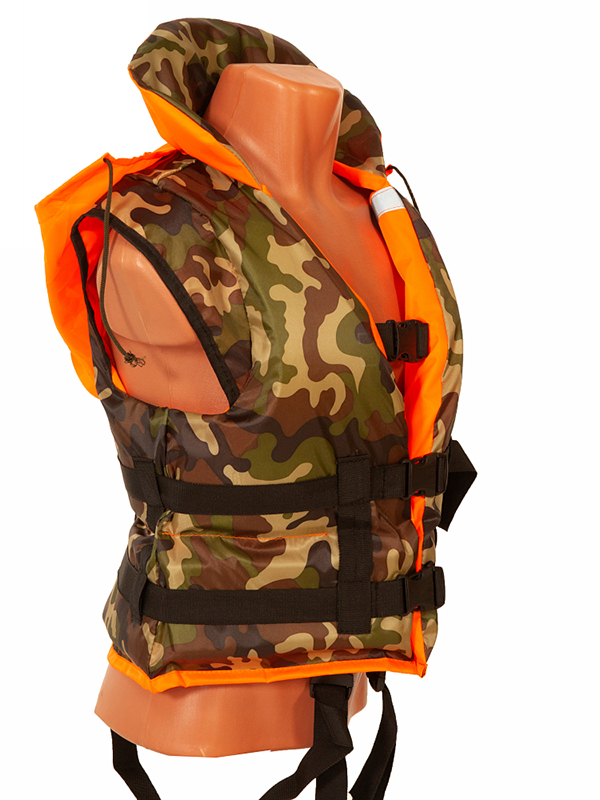 Спасательный жилет Ковчег Хобби ТУ р.54-58 (3XL-4XL) Orange-Camouflage