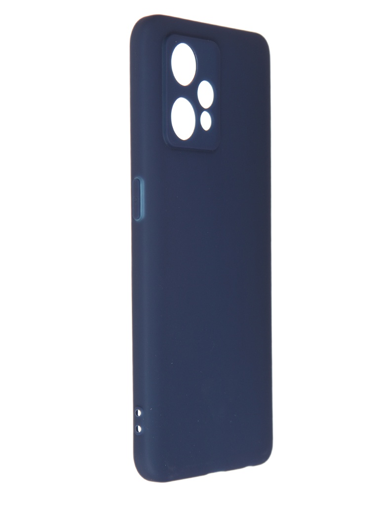 Чехол DF для Realme 9 Pro Plus Silicone Blue rmCase-15