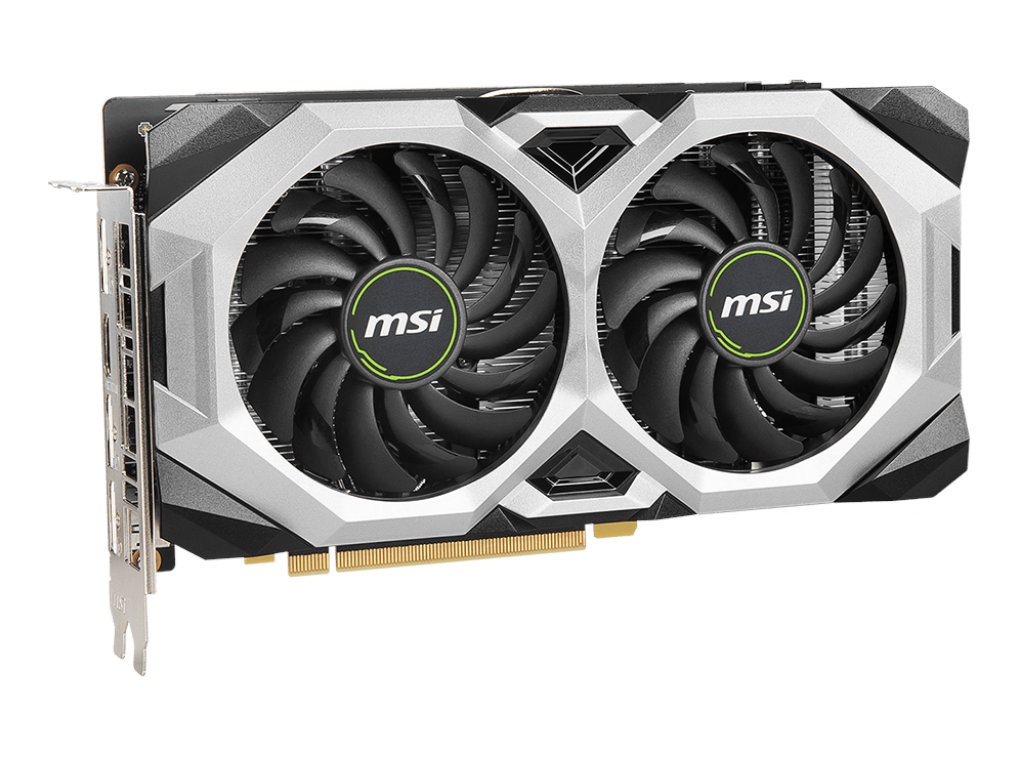 фото Видеокарта msi geforce rtx 2060 1680mhz pci-e 3.0 12288mb 14000mhz 192 bit hdmi 3xdp rtx 2060 ventus 12g oc