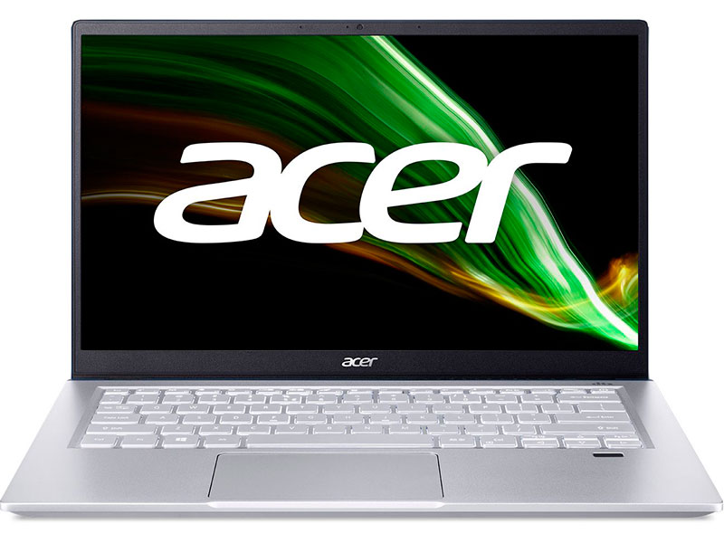 Ноутбук Acer Swift SFX14-41G-R08J Blue-Silver NX.AU1ER.003 (AMD Ryzen 5 5500U 2.1 GHz/8192Mb/512Gb SSD/nVidia GeForce GTX 1650 4096Mb/Wi-Fi/Bluetooth/Cam/14.0/1920x1080/Windows 11)