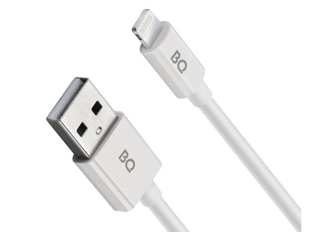 

Аксессуар BQ CL02 USB - Lightning 2A 1.2m White, CL02