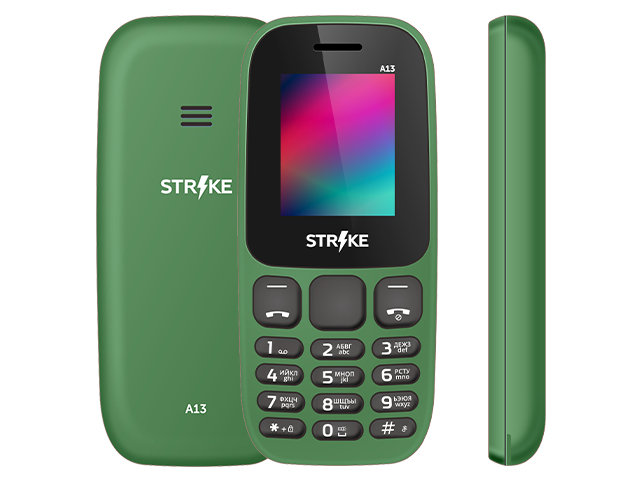 Сотовый телефон Strike A13 Green