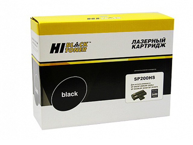 

Картридж Hi-Black SP200HS для Ricoh Aficio SP200N/SP202SN/SP203SFN 9505038, SP200HS