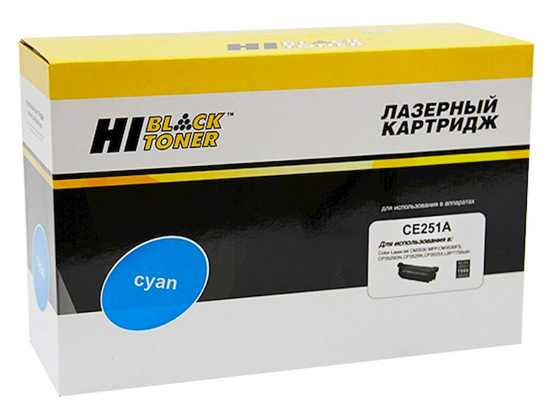 

Картридж Hi-Black (схожий с HP CE251A) Cyan для HP CLJ CP3525/3530/CM3525/3530 997015912, CE251A