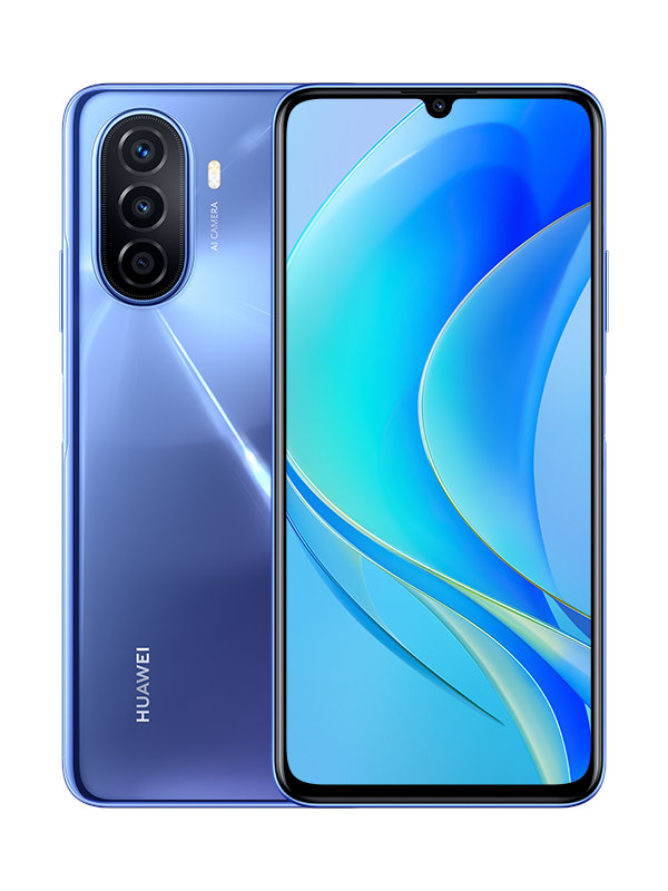 фото Сотовый телефон huawei nova y70 4/128gb crystal blue