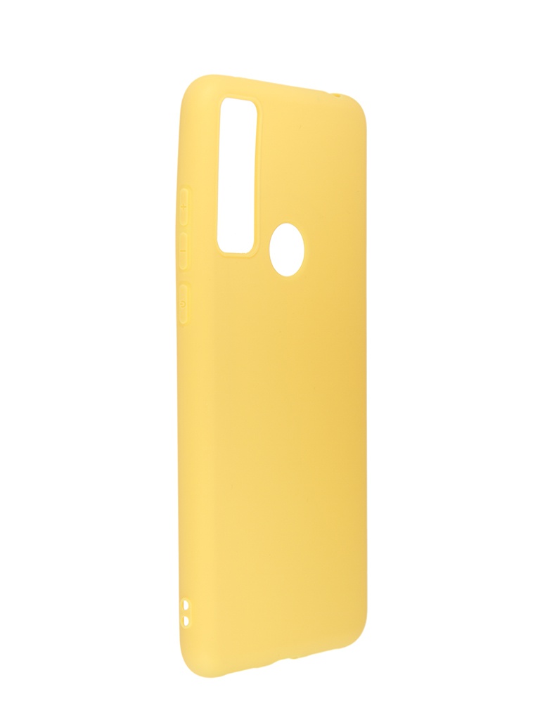 

Чехол DF для TCL 20 SE Silicone Yellow tcCase-02, TCL 20 SE