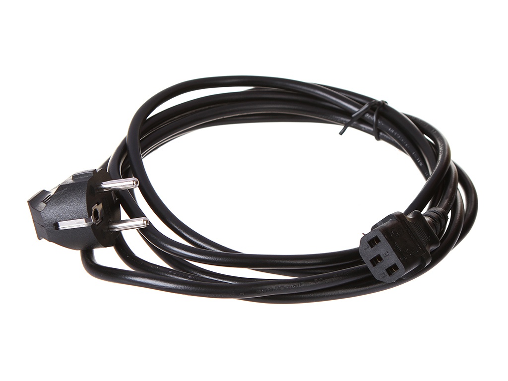 

Кабель Wize Евровилка 3 pin - C13 6A 5m Black CAC6-EU-C13-5M, CAC6-EU-C13-5M