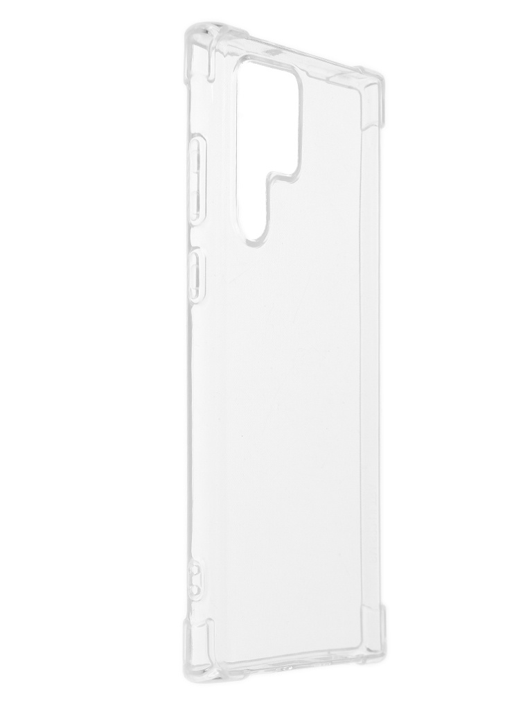 Чехол iBox для Samsung Galaxy S22 Ultra Crystal с усиленными углами Silicone Transparent УТ000030743 дизайнерский силиконовый с усиленными углами чехол для samsung galaxy a51 котята