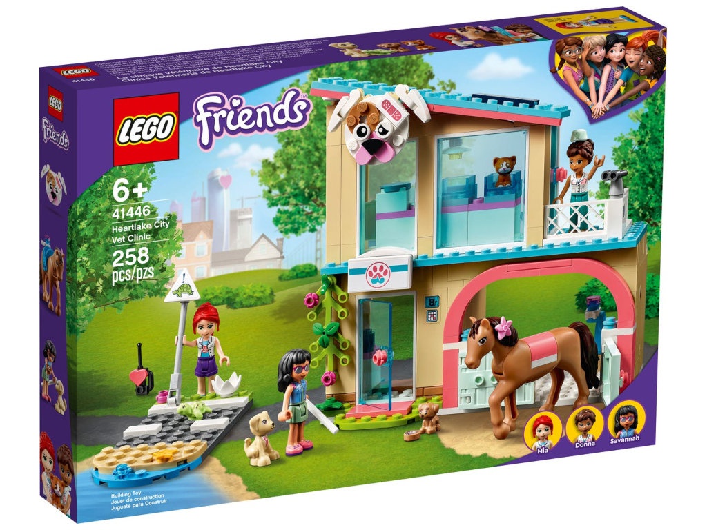 

Конструктор Lego Friends Ветеринарная клиника Хартлейк-Сити 258 дет. 41446, Ветеринарная клиника Хартлейк-Сити