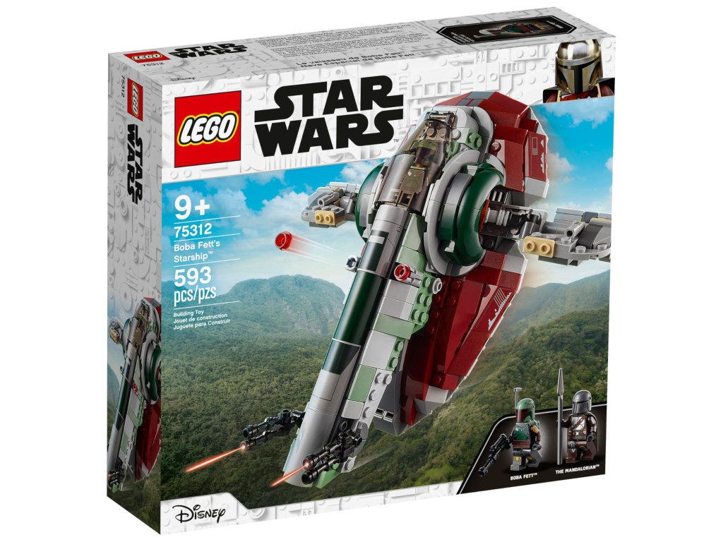 

Конструктор Lego Star Wars Mandalorian Звездолет Бобы Фетта 593 дет. 75312, Mandalorian Звездолет Бобы Фетта