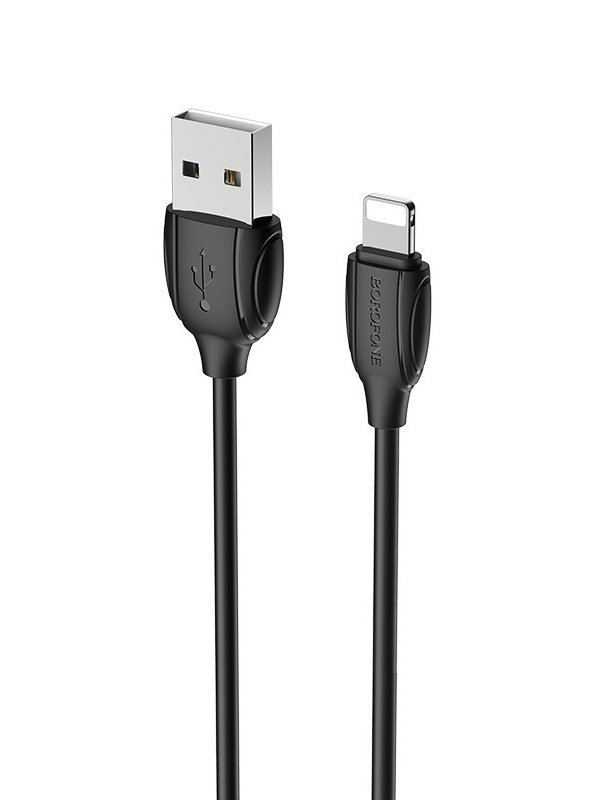 

Аксессуар Borofone BX19 Benefit USB - Lightning 1m Black 6931474701756/0L-00043144, BX19 Benefit