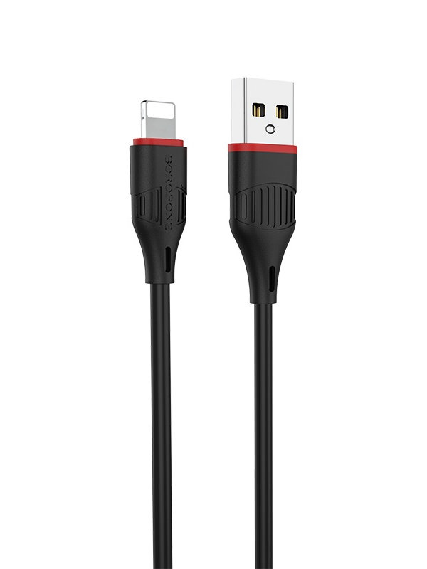 Аксессуар Borofone BX17 Enjoy USB - Lightning 1m Black 6957531099437/0L-00043159