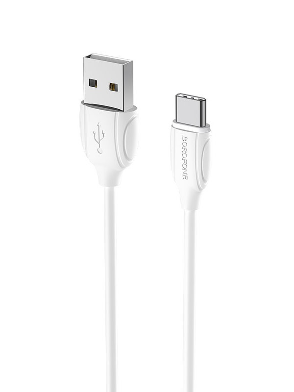 Аксессуар Borofone BX19 Benefit USB - USB Type-C 1m White 6931474701800/0L-00043149