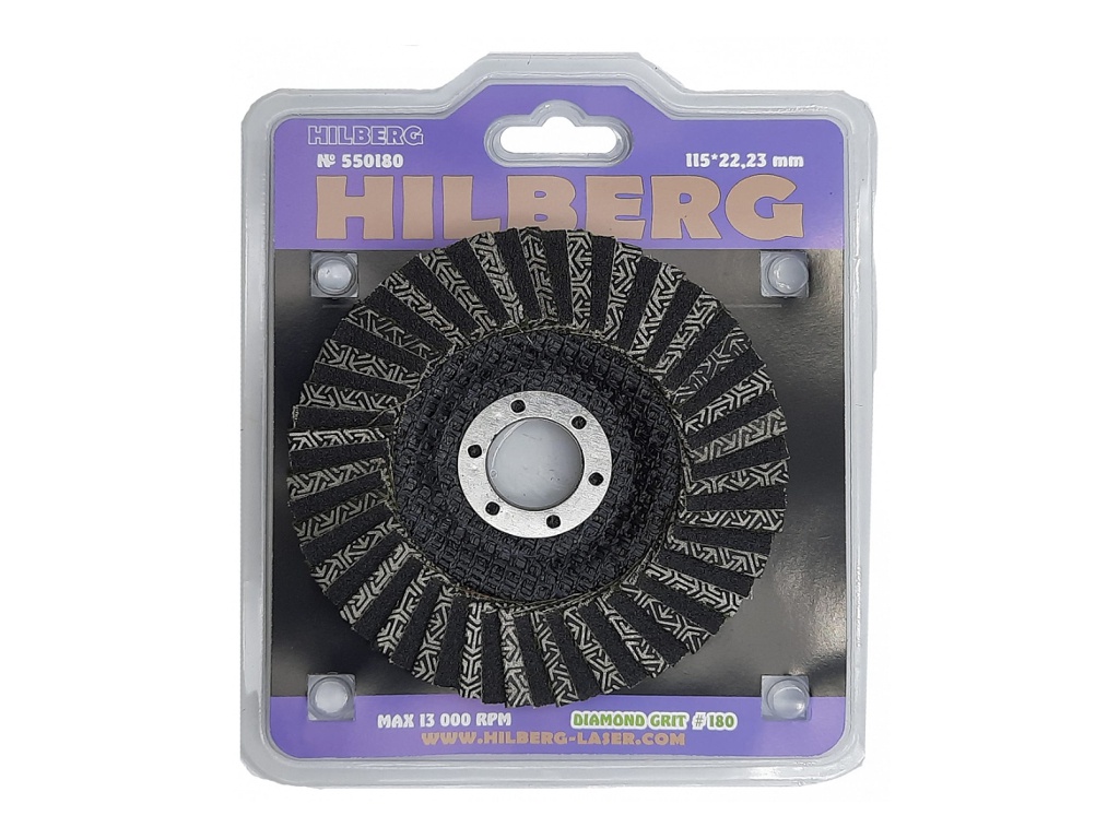 

Hilberg Super КЛТ № 180 алмазный зачистной 115mm 550180, Super КЛТ № 180 550180