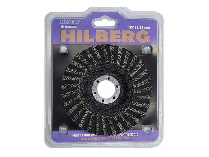 фото Диск hilberg super клт № 400 алмазный, зачистной 115mm 550400